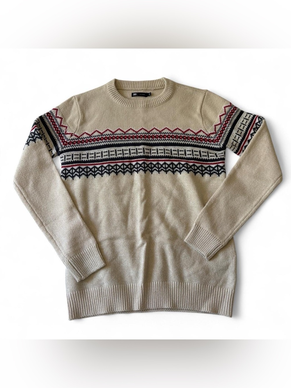 Simons cream knit sweater